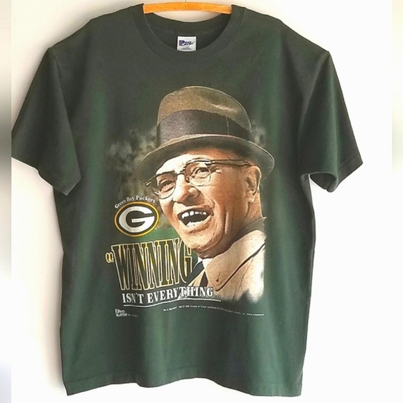 Vintage GreenBay Packers Vince Lombardi Authentic Superbowl XXXI 1997 T-Shirt - Picture 7 of 7